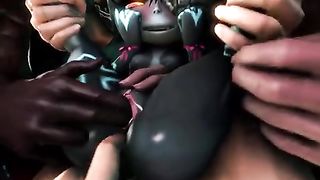 Фантастический 3D порно мультик с чудовищами