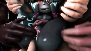 Фантастический 3D порно мультик с чудовищами