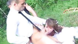 Ебля русской невесты на свадьбе в питере