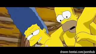 Героини Симпсонов жарко трахаются в киски